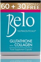 Belo Essentials Glutathione + Collagen Skin Whitening קפסולות 60 קפסולות תוספת גודל גדול