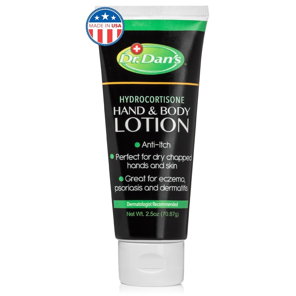 ד"ר ד"ר ד"ר ד"ר היד והגוף של דן - Anti Itch Lotion for Men and Women - 1 Pack