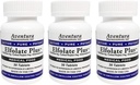 בנוסף ® 3 מ"ג 3 Pack L-Methylfolate Methyl Folate Methylfolate מזון רפואי תוסף כוח מקצועי כוח טהור 30 טבליות
