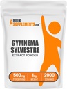 BulkSupplements.com Gymnema לחלץ אבקה - מ-Gimma Leaf, Gymnema Silvestre Extract - אבקת גיממה, Herbal, Gluten Free - 500 מ"ג לשרת, 1kg (2.2 lbs) (Pack of 1) (Pack of 1)