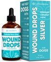 כלב ound Care in Drops | הכלב Cone May Be Helpful Here | Silver + Chlorhexidine הוא Lifesaver for Skin Irritation, Bites, Redness, and Sutures After Surgery
