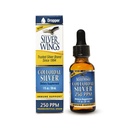 נתיב טבעי שביל Silver Wings Colloidal Silver נוזל - תוספת תמיכה משופרת של Immune - 250ppm (1250mcg) - 1oz Dropper