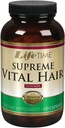 LifeTIME High Vital Hair - תומך שיער בריא, ציפורניים & עור | ביוטין, MSM, ויטמין B, C, & A, Zinc, Horsetail & More | 120 קפסולה, 30 משרתות