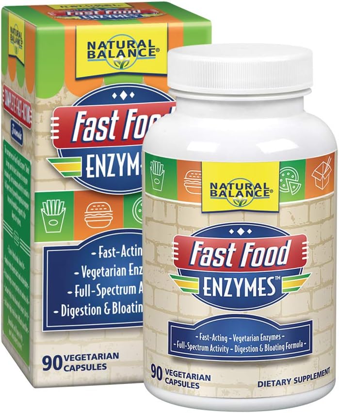 מזון טבעי איזון מהיר Enzymes, 90 ק"מ