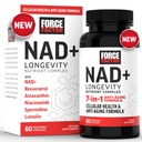 עבור FACTOR NAD+ (NMN או Nicotinamide Riboside Alternative) עם Resveratrol, Astaxanthin, זרע ו Luteolin Complex, NAD כדי לתמוך בריאות סלולרי והזדקנות בריאה, 60 קפסולות