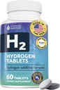טבליות מים הידרוגן מים עם Magnesium, H2 תוספי תמיכה אנרגיה נורמלית, המוח, בריאות קוגניטיבית, non-GMO & Gluten חינם - 60 משרתים