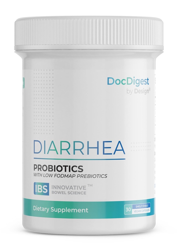 IBS Anti Diarrhea Probiotic עבור Diarrhea הקלה ו IBS-D - קלינית למד גלולות Antidiarrheal לטווח ארוך - תרופות דישיאה למבוגרים - תוספת מיוחדת IBS ורפואה