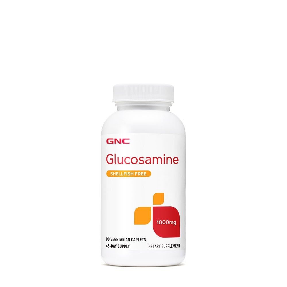 GNC Glucosamine 1000 מ"ג תוסף, תומך בתפקוד משותף בריא, מקדם גמישות משותפת, 45 משרתים
