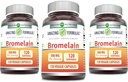 פורמולה מדהימה ברמליין תוסף | 500 Mg | 2400 GDU | 120 Veggie קפסולות | Non-GMO | Gluten Free | Made in USA (3 Pack)