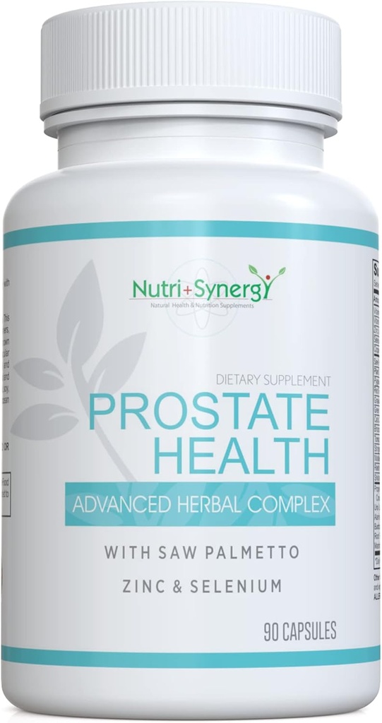 Prostate Health - Saw Palmetto, Zinc, ויטמינים B6 & E, Selenium, נוסחה מתקדמת לתמיכה Prostate. 90 קפסולות