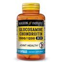 MASON NATURAL Glucosamine Chondroitin 1500/1200 עם ויטמין C, תומך בריאות משותפת עבור גמישות רגילה ניידות *, 60 קפסולות