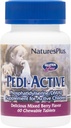 NaturesPlus Pedi-Active LECI-PS, DMAE Complex - 60 טבליות Chewable - מעורבים ברי פלפור - ילדים צ'רצ'ר, מקדם בריאות המוח, פוקוס - Vegetarian, Gluten-Free - 30 משרתי מזל - 30 משרתים