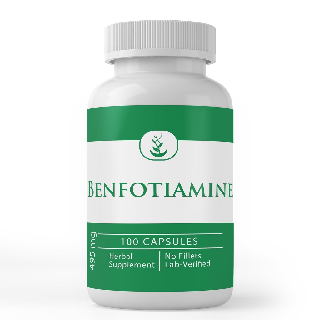 OrIGINAL INGREDIENTS Benfotiamine, (100 קפסולות) Always Pure, No Additives Or Fillers, מעבדה מאומתת