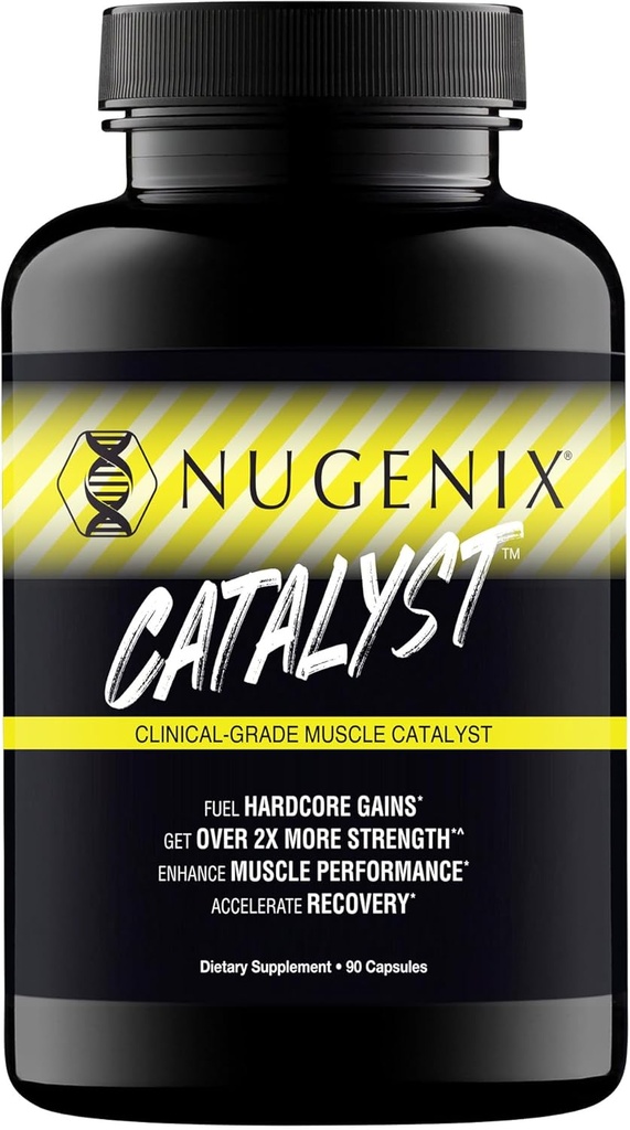 Nugenix Catalyst - הגדלת שריר בונה ושרירים התאוששות, רכבת Harder, להגדיל את הביצועים - 90 קפסולות