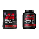 אבקת חלבון שרירית Whey אבקת חלבונים שלב8 אבקת חלבון Whey & Casein אבקת בלנדר & Whey חלבון אבקת Nitro-Tech Whey חלבון Isolate & פפtides