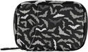 Pill Box Halloween Bats 7 Day Pill Case Travel Pill מאורגןer Bag with Zipper Portable Weekly ויטמין Medicine תוסף Holder Pouch Bag