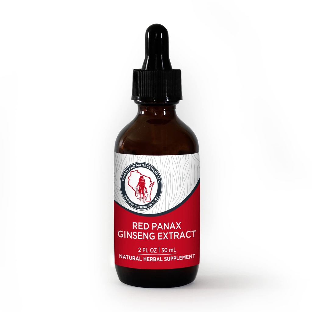 חלבלנד Red גינזנג לחלץ 2 FL oz - Red Panax גינזנג לחלץ עבור תמיכה החיסון - Authentic קוריאני Red גינזנג - non-GMO, Gluten Free גינזנג נוזל - ג'ינסנג HerbSupplement עבור כל יום שימוש