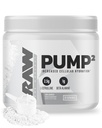 RAW Pump2 Pre Workout | Glycerol Pump Pre Workout תוסף, Pair Pump תוסף עבור התוצאות הטובות ביותר או כל אבקת Preworkout | שיפור הידרה ו Boost Energy | Unflaved (20 משרתות)