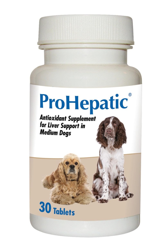 Prohepatic Liver תומך תוסף לכלבים גדולים (30 טבליות)