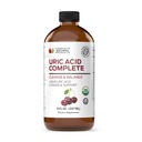 מוצרים טבעיים שלמים Uric Acid Complete - 8oz נוזל תוספת לתמיכה Uric Acid ניקויse, Kidney Health & Circulation עם Apple Cider Vinegar, Tart Cherry, & Beet Root.