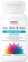 שיער מתקדם של GNC נשים, Skin & Nails Daily Multivitamin בלגן לנשים, קלינית סטוד תמיכה יופי המכיל ביוטין, Hyaluronic Acid, Collagen, Lutein, 60 Caplets