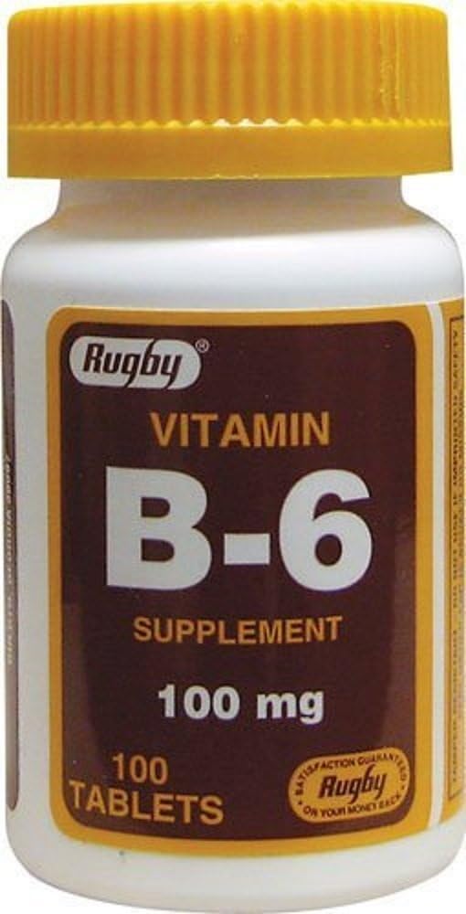 רוטב ויטמין B-6 טבליות, 100 מ"ג, 100ct (3 Pack)