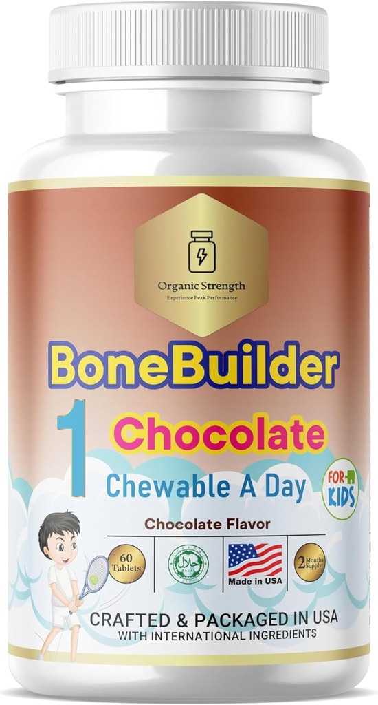 ילדים בון בונה 1 Chewable A Day Halal ויטמינים שוקולד פלאפור עבור גיל 4-12 60 משרתים