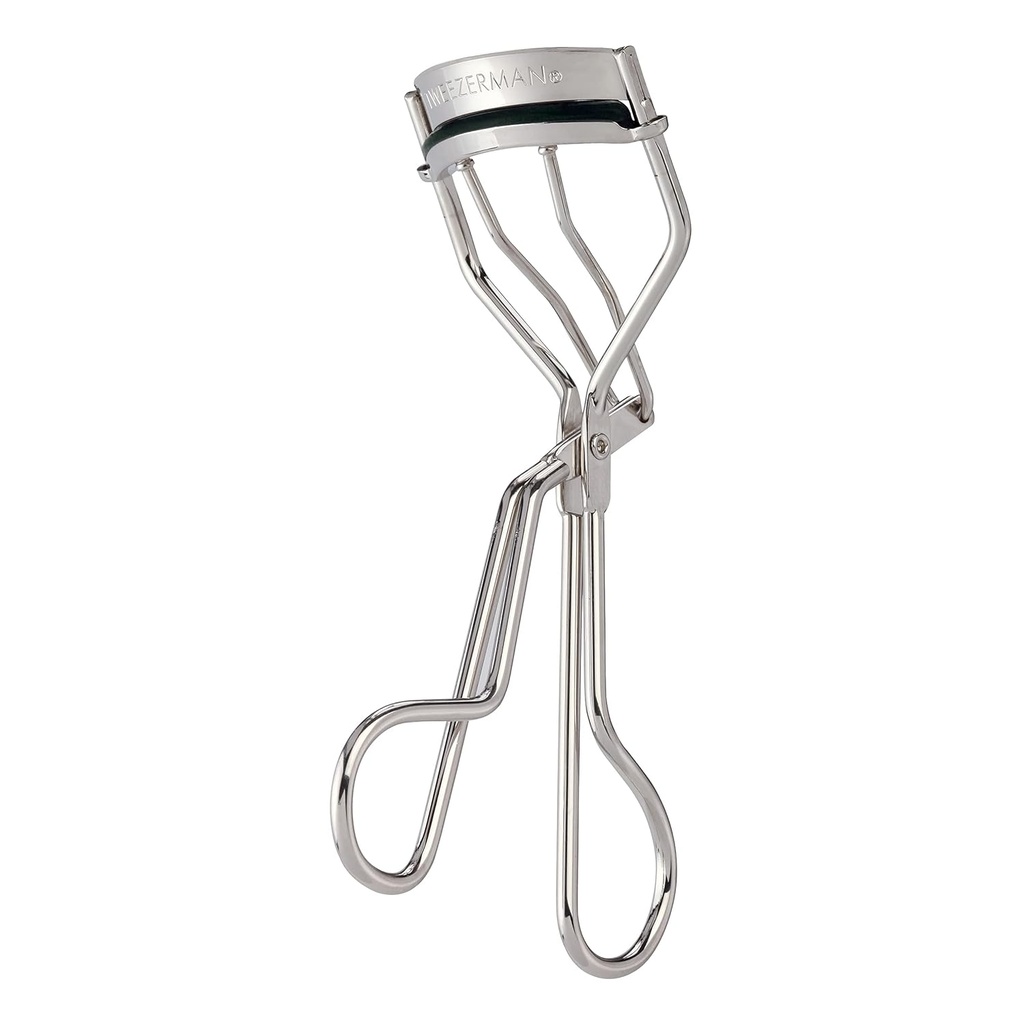 Tweezerman Classic Eyelash Curler עם Refill Pads - איפור Eyelash Tool עבור כל צורות העין