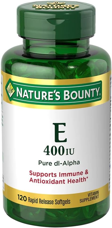 Nature's Bounty E-400 IU Pure dI-Alpha Softgels, 120 הרוזן