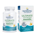 Nordic Naturals Plant Based Ultimate אומגה, Lemon Flavor - 60 Vegetarian Soft Gels - 1210 מ"ג אומגה 3 - טבעוני EPA ו DHA - תוספת עשוי Algae - Brain & Heart Support - Non-GMO - 30 משרתות