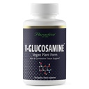 Paradise Herbs V-Glucosamine תוסף, Tissue & Joint Health, Super Potent, Ultra Pure, טבעוני, non GMO, Gluten Free, 120 קפסולות צמחוניות