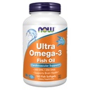 תוספי מזון עכשיו, Ultra אומגה 3, 500 EPA ו 250 DHA, Cardiovascular Support*, 180-Fish Gelatin Softgels