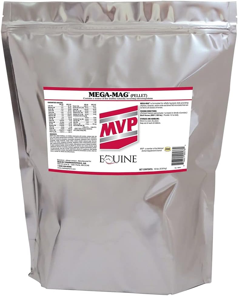 Mega-Mag (10lb) Balanced Multi ויטמין/Mineral Supplement for Alfalfa Hay Diets