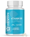 תוספי ויטמין D3, 5000 IU - High Potency Cholecalciferol עבור התמיכה ב- Immune, Calcium Absorption, Bone & שריר בריאות - non-GMO Dietary Dietary Supplement with no Fillers - 60 Softgels