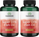סוונסון Super Dpa Fish שמן 1000 מ"ג 60 Sgels (2 Pack)