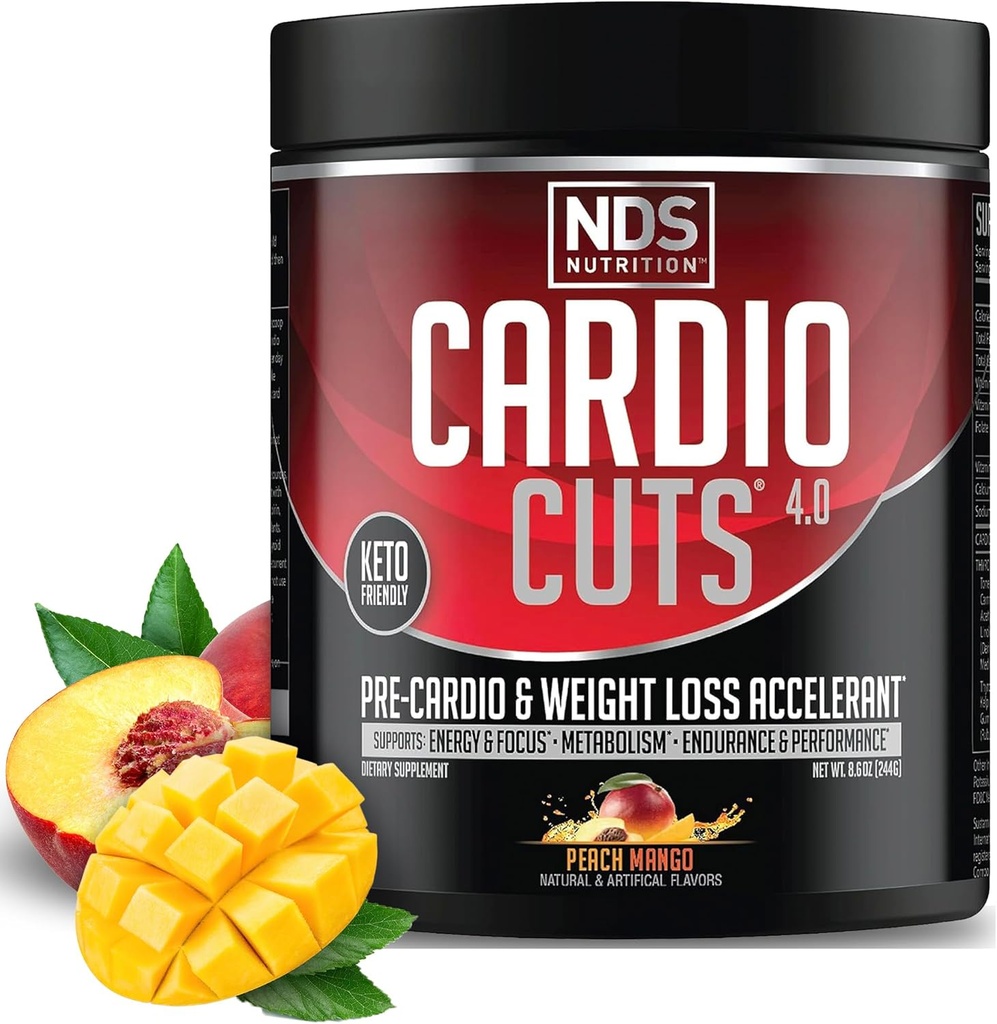 NDS Nutrition Cardio Cuts 4.0 - Peach מנגו, 20 משרת (Pack of 1)