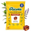 Ricola Original Herb Cough Drops, 115 Count, Cough Suppressant & גרון Relieving טיפות עם מקור טבעי Menthol, Plating Herbal Taste for Coughs & גרון Irritation Symptom Relief