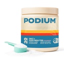 Podium תזונה אימון מלח + אלקטרוליט אבקת, סטרוברי, Post Workout hydrotion & שריר התאוששות תמיכה, משקה אלקטרוליטי, מגנזיום, פוטסיום, Calcium & Sodium מלחים, 30 לשרתים