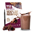 WILD SOCIETY - Premium 100% Grass פד אבקת חלבון Whey + Superfood Mushrooms & Fitogens - 25g חלבון, אבקת חלבון נקי, 0 הוסיף סוכר, non GMO, Gluten Free - שוקולד הולנדי - 17.9 oz oz oz oz oz