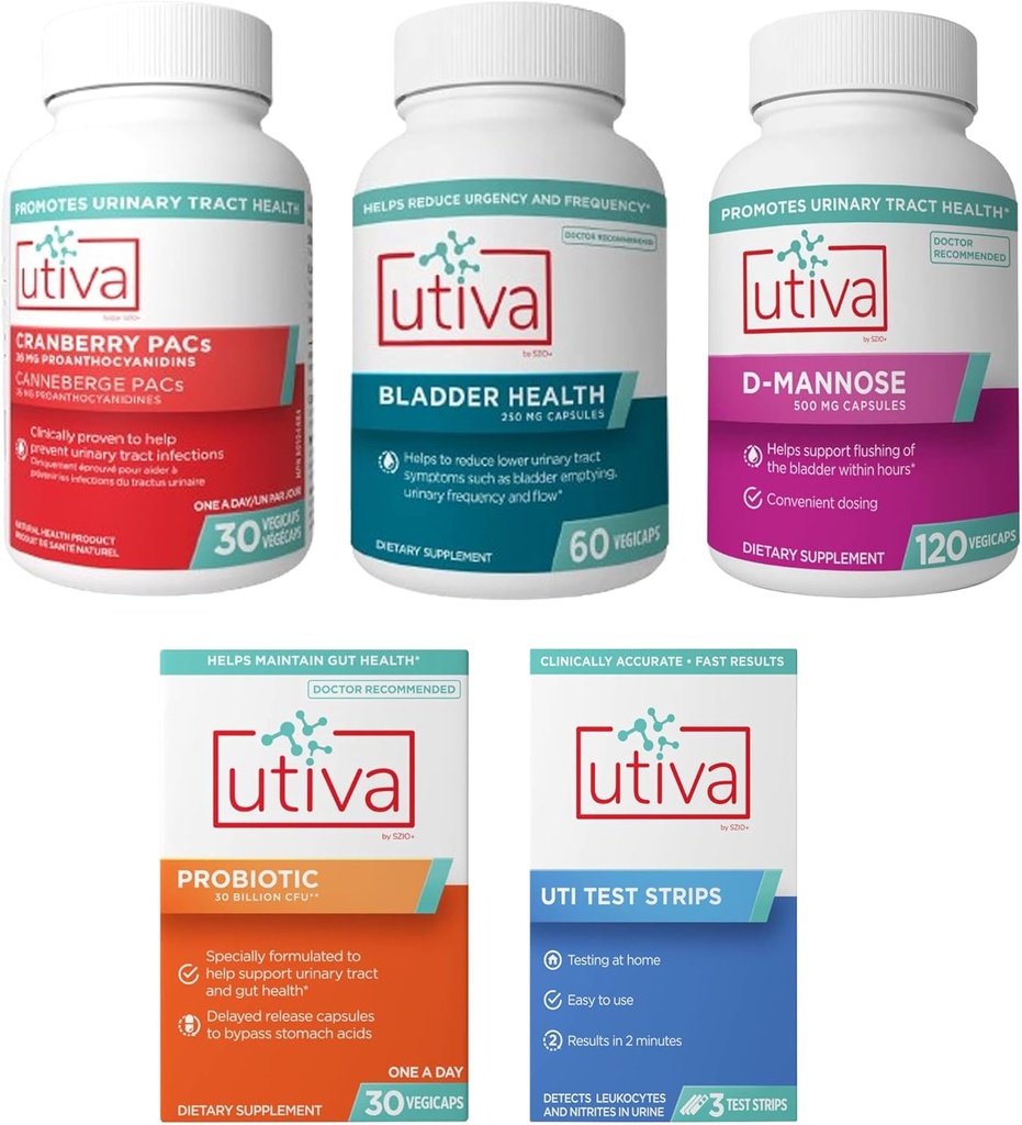 15% Bundle Utiva Cranberry PACs 30 Vegi קפסולות + Utiva Bladder בריאות 60 קפסולות + Utiva D-Mannose 500 מ"ג 120 קפסולות + Utiva Pro 30 נדחה לשחרר Vegi קפסולות + Utiva UTIiva UTIiva Utiva UTIiva Utiva UTIiva UTIV Utiva UTIiva Utiva Utiva UTIiva Utiva UTIiva Utiva Utiva D-Mannose 500 מנוse 500 מ 500 מ 500 מ 500mg בדיקות