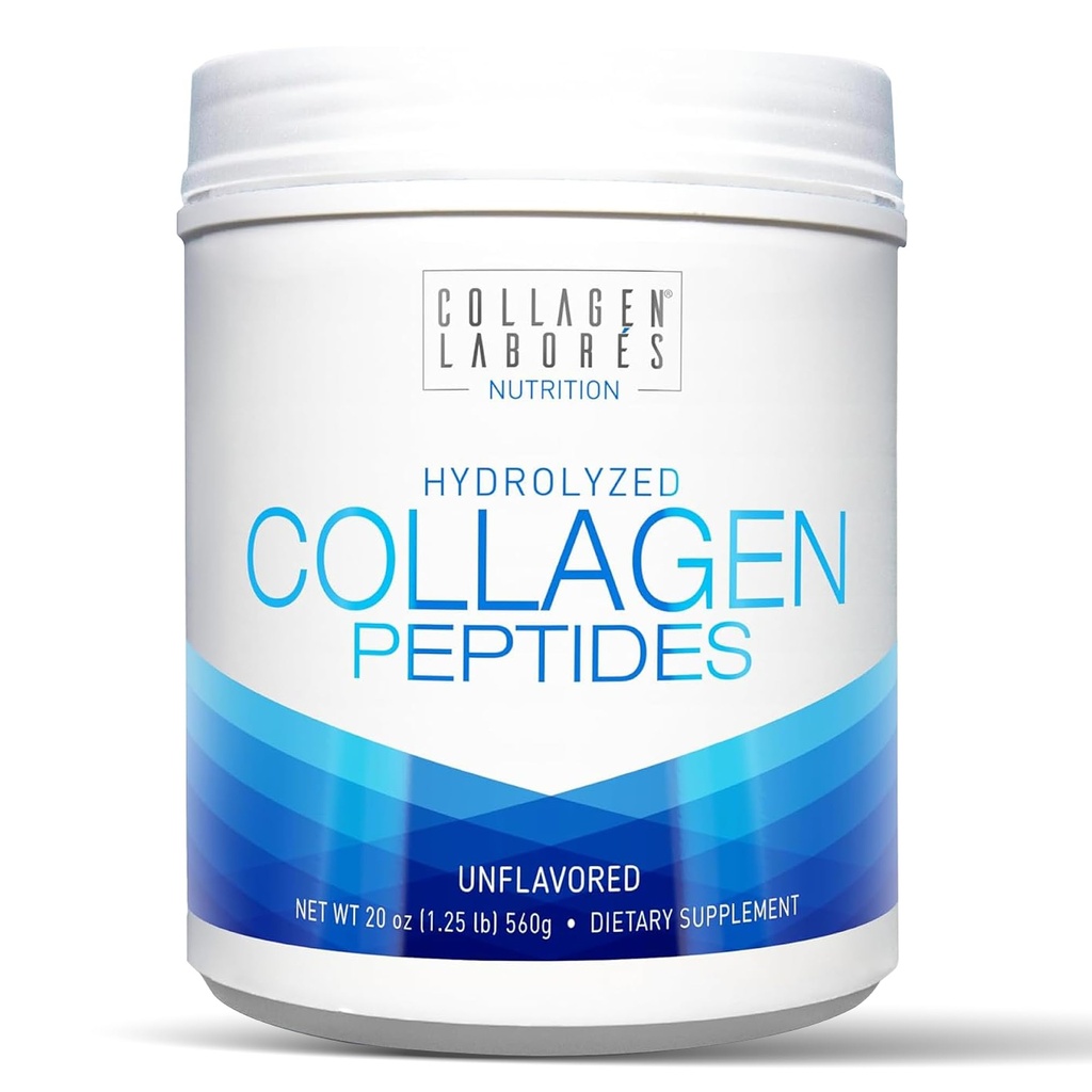 Pure hydrolyzed Collagen Peptides (20 oz) - אבקת קולאזן Unflavored Collagen - preure-Raated, Grass-Fed, Keto & Paleo-Friendly, non-GMO, Gluten-Free - GMP Certified - Easy to Mix (1)