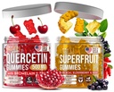 Joyli Quercetin & Superfruit Gummies Bundle - Immune & Antioxidant Support - טבעוני Multivitamin פורמולה עם ויטמין A, C, D, E, Zinc, Goji & Elderberry - 2 Pack למבוגרים