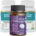 Apigenin עם L-theanine + Digestive Enzymes Wellness Bundle - הירגעות טבעית, הקלה בלחץ ותמיכה מזיקה