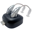 הודעות שמיעה דיגיטליות - Pair of Rechargeable BTE Personal Sound Amplifier with USB Dock - Premium Behind the Ear Sound Amplification - by MEDca