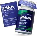 תוסף Liposomal NMNH לאנרגיה של נשים: NMN Alternative + Trans-Resveratrol + TMG | Boosts NAD+ Levels, Regeneration & Radiant Skin - 60-Day Anti-Aging Formula