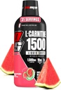 ProSUPPS L-Carnitine נוזלי 1500, Stimulant-Free Shots for Men & Women - ניקוי משקה טרום-עבודה לאנרגיה, ביצועים ושיקום שרירים - No Sugar, No Carbs - 31 משרתים, Watermelon Candy