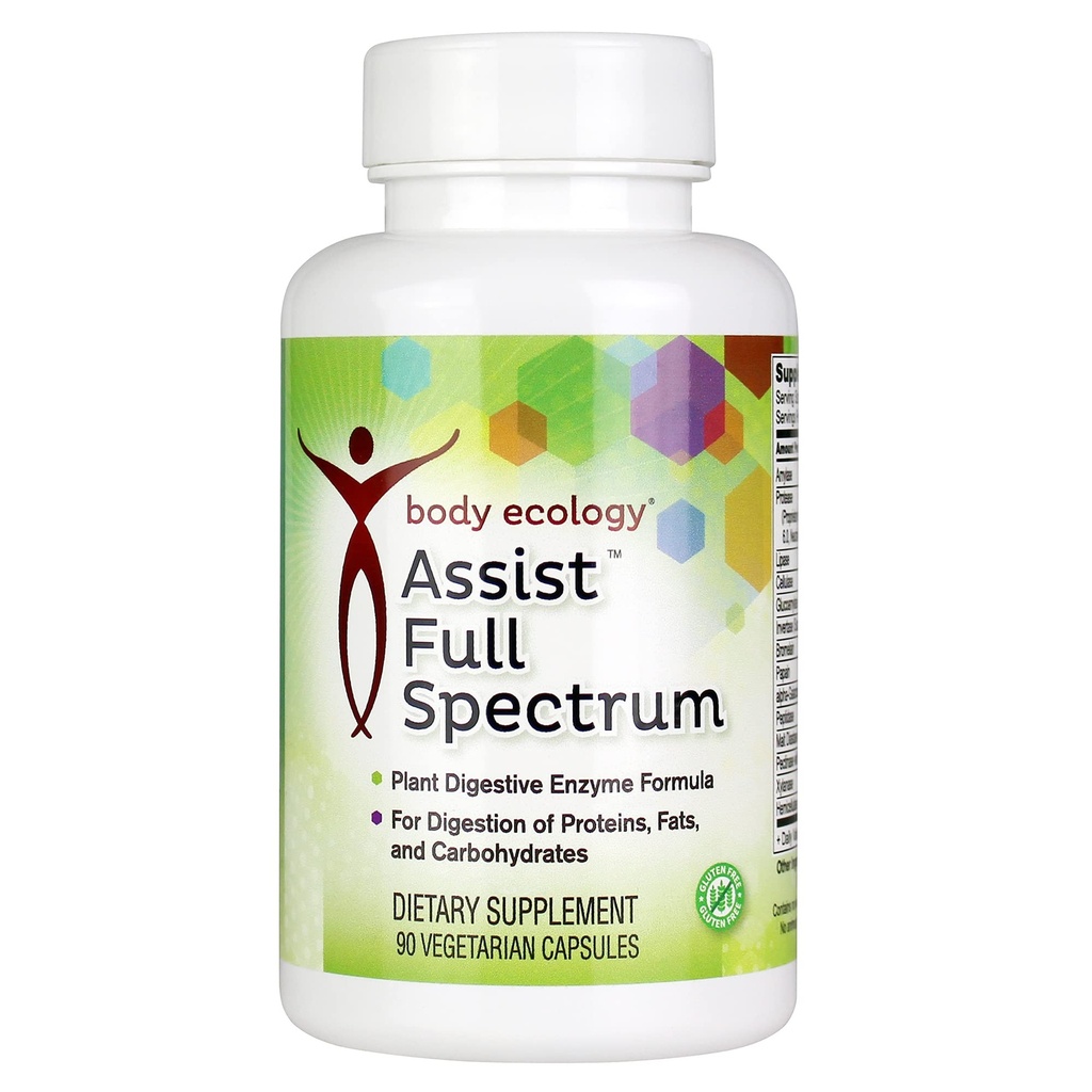 Body Ecology Assist Full Spectrum Enmes | Plant Digestive Enzyme Supplement