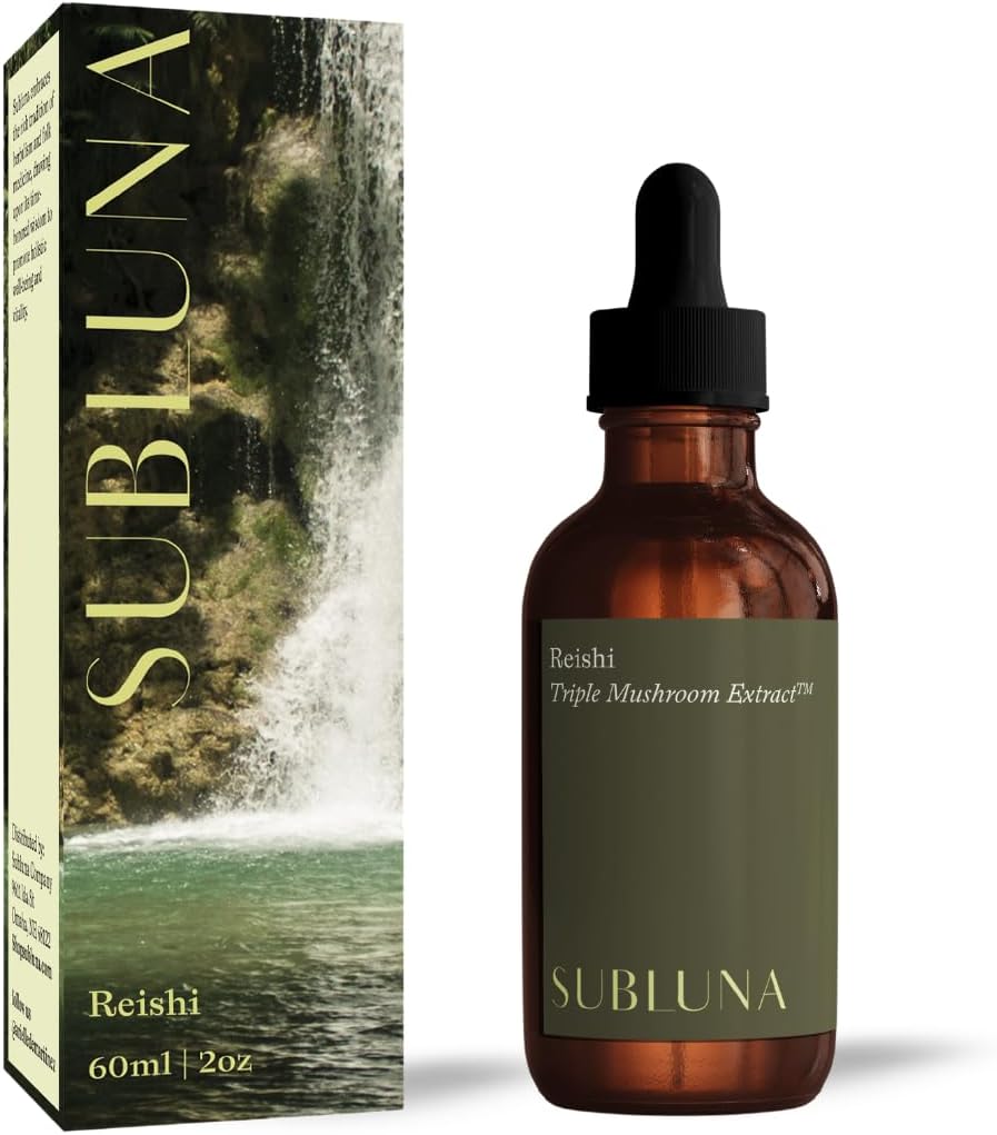 Reishi Mushroom Triple Extracting Tincture - Immune Support, Stress Relief & Mood Balance תוסף - Powerful Fitogen - טיפות נוזלים מקסימליות עבור Mood & מרגיעה