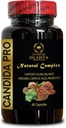 Candida PRO Complex - Candida ניקוי כוח נוסף, קפסולות אורגניות caprylic Acid, Candida Support Supplement - 1 בקבוק 60 קפסולות
