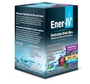 Ener-IV Electrolyte hydrotion & Energy Drink Potassium ויטמין C & Zinc Electrolytes אבקת Packets - שריר התאוששות ומשקאות ספורט עבור נשים וגברים נמוך סוכר טבעוני, מעורב ברי - הרוזן 12